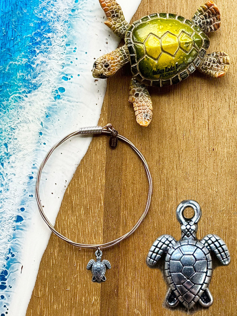 Strung guitar string jewelry, turtle, The Turtles, Happy Together, find your song