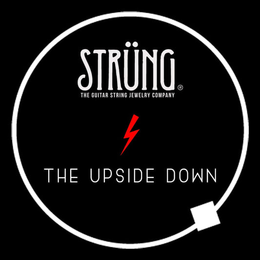 Strung the Guitar String Jewelry Company Guitar String Bracelet The Upside Down Inspired by the song Master of Puppets, Metallica, Gift For Musician, Gift for Guitarist, Gift for Music Lover, Rock Bracelet, Stranger Things Bracelet