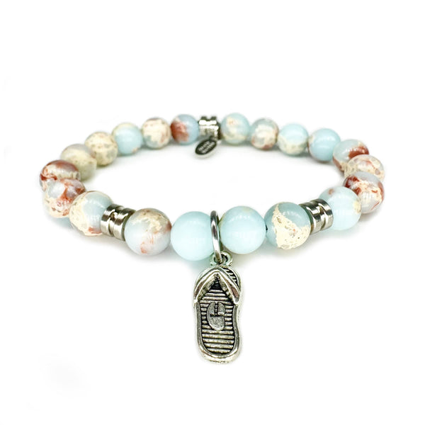 Margaritaville, Jimmy Buffett Bracelet, Parrot Head Bracelet, Guitar String Jewelry, Get Strung, Strung Official, Strung, Fins, Fins Up, Fins to the Left, Fins to the Right, Bubbles Up Bracelet, Flip Flop Bracelet