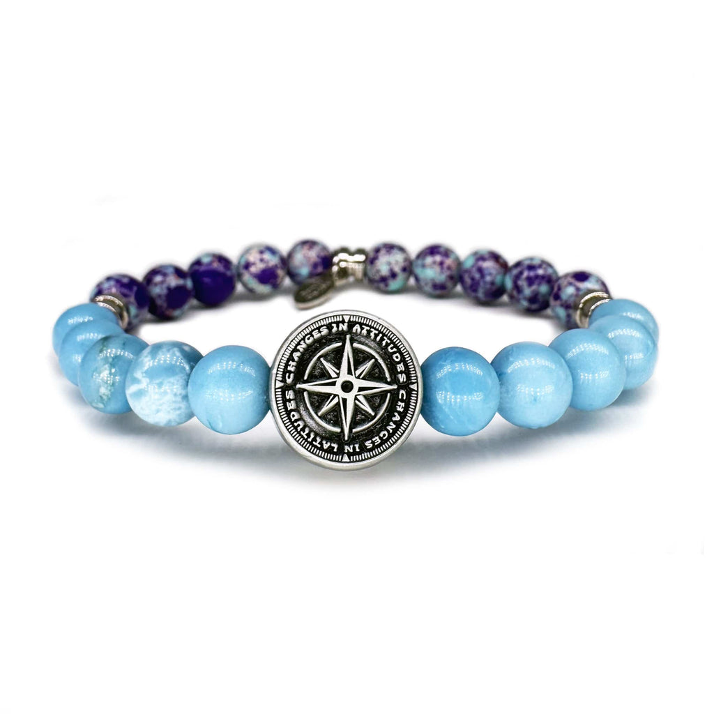 BEADED – “CHANGES IN LATITUDES, CHANGES IN ATTITUDES” – Strung