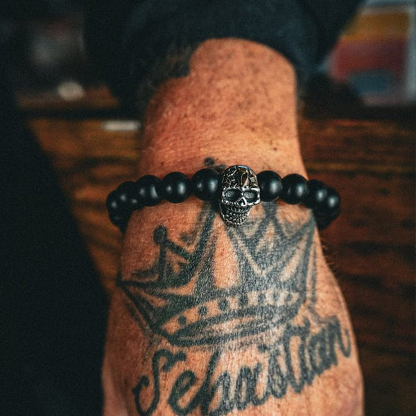 ❤LABIさま❤2025年Bracelet❤✨️ Buy Lapis Lazuli 18.25 ctw Genuine Leather Men's Bracelet with