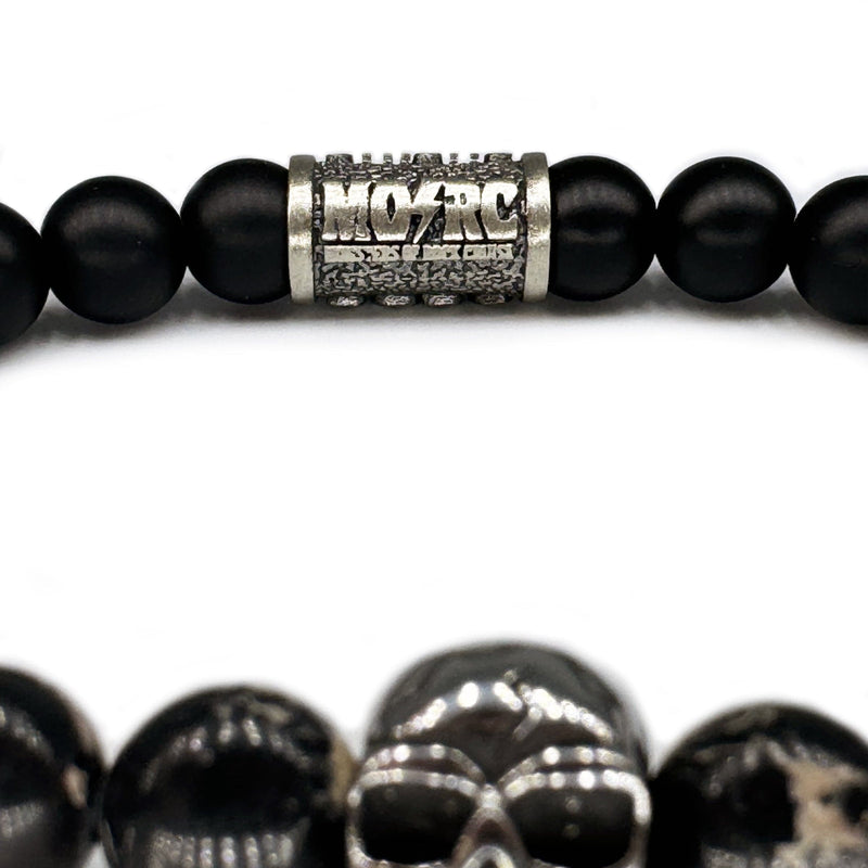 Netherworld ブラックメタル　blackl OFFICIAL MONSTERS OF ROCK CRUISE BRACELET 2026 - BEADED – Strung