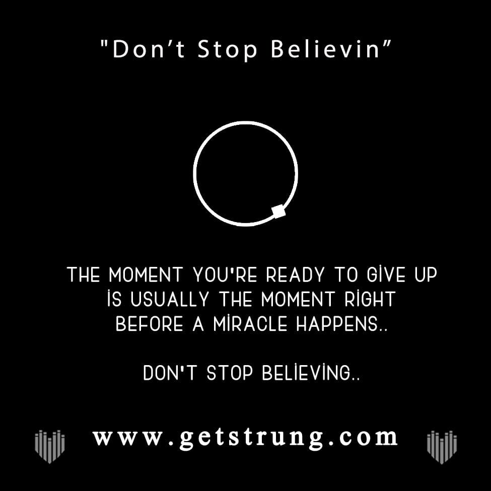 THE CROSS  – “DON'T STOP BELIEVIN”