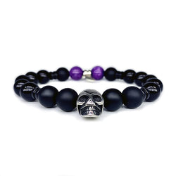 Welcome to Rockville welcomes the Rock Villains. This bracelet is hand made using the ends of guitar strings and high quality stones. Each year we make a number limited edition bracelet inspired by some of the best rock fans in the world. Introducing The Villain III