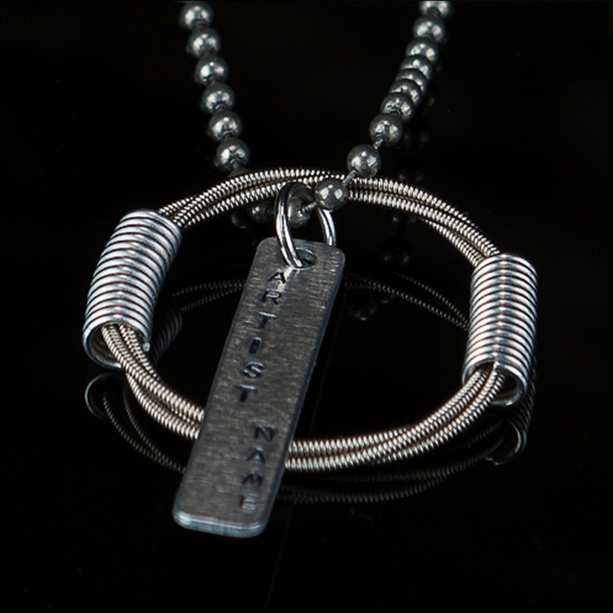 DAVID ELLEFSON OF MEGADETH BASS GUITAR NECKLACE