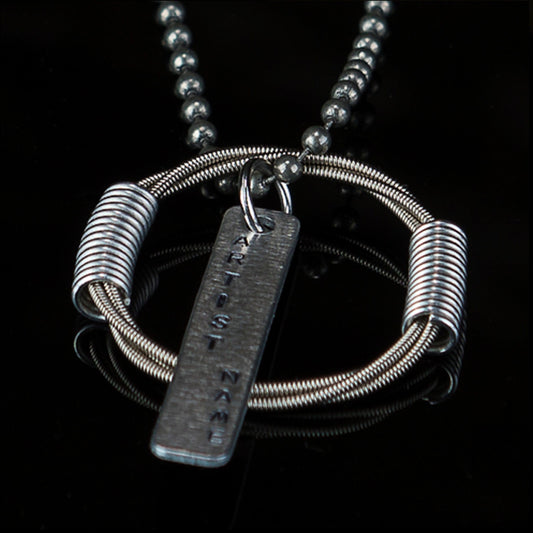 DAVID ELLEFSON OF MEGADETH BASS GUITAR NECKLACE
