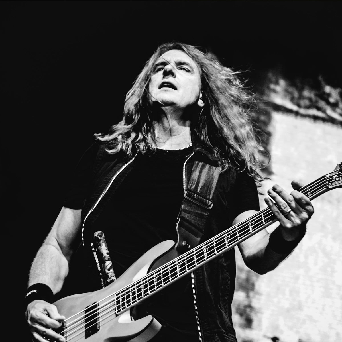 DAVID ELLEFSON OF MEGADETH BASS GUITAR NECKLACE