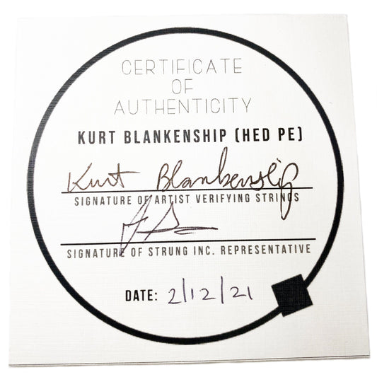 KURT BLANKENSHIP OF HED PE BASS GUITAR NECKLACE