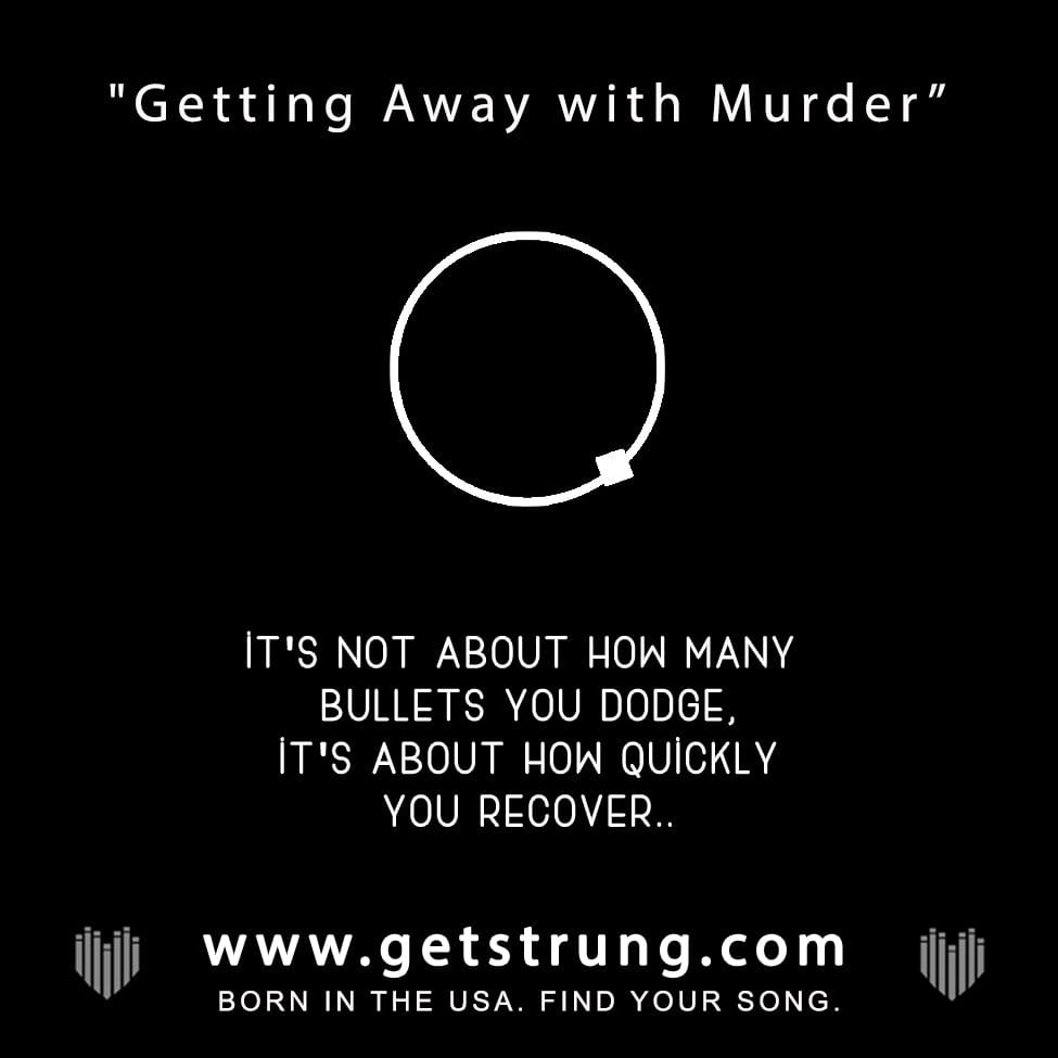 Getting Away with Murder inspired guitar string bracelet Strung Papa Roach 