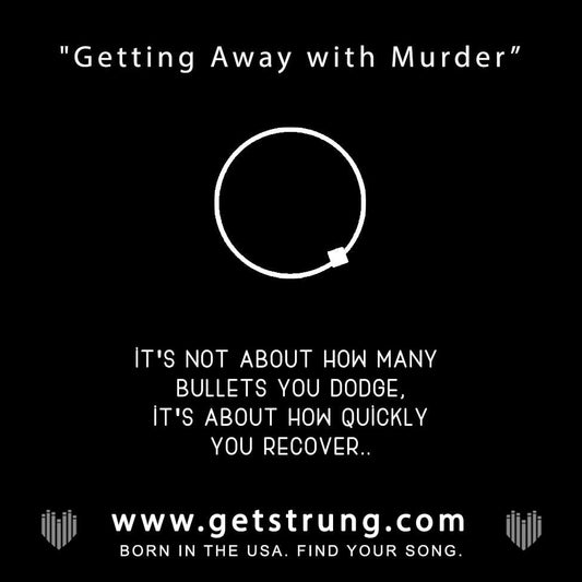 Getting Away with Murder inspired guitar string bracelet Strung Papa Roach 