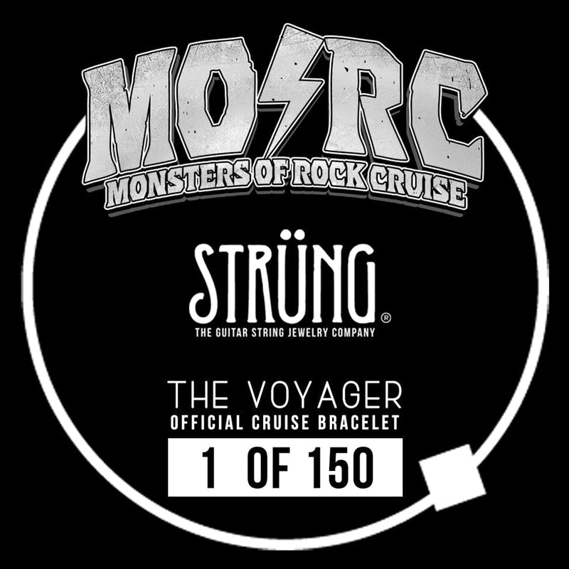 Monsters of Rock Cruise Official Bracelet 2023 Guitar String Bracelets Jewelry Tesla Winger 80's Rock