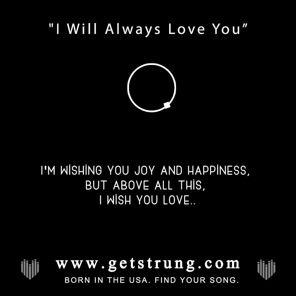 PURPLE HEART - “I WILL ALWAYS LOVE YOU”