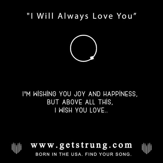 PURPLE HEART - “I WILL ALWAYS LOVE YOU”