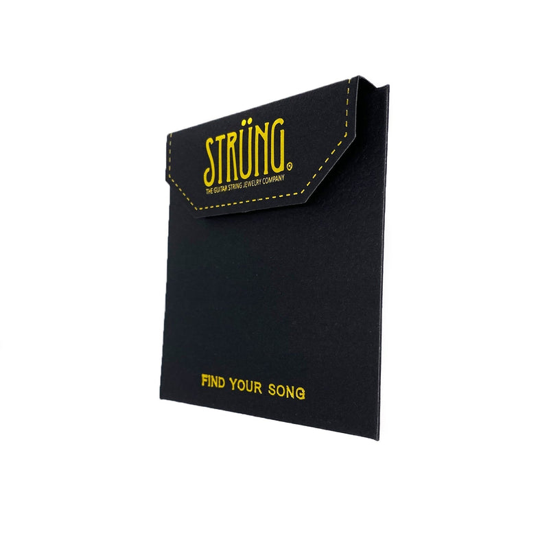 Strung the Guitar String Jewelry Company Packaging