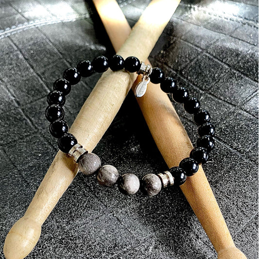 Strung the Guitar String Jewelry Company Guitar String Bracelet The Pretender Inspired by the song Everlong, Foo Fighters, Gift For Musician, Gift for Guitarist, Gift for Music Lover, Hawk Eye Beads, Taylor Hawkins Tribute Bracelet Rock