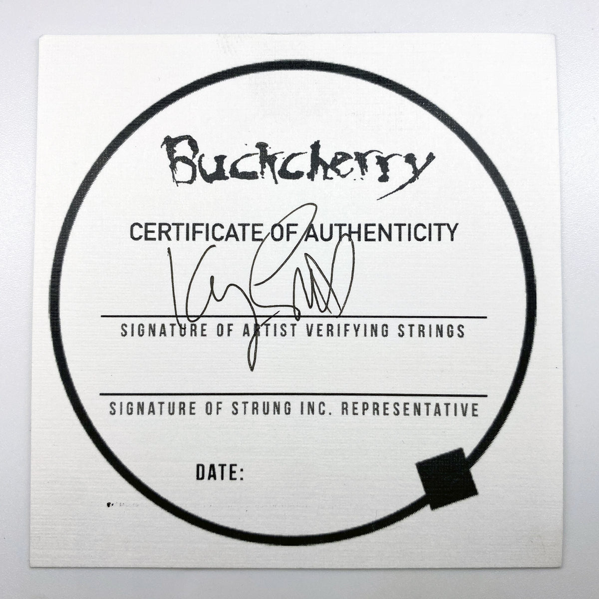 BUCKCHERRY GUITAR STRING NECKLACE